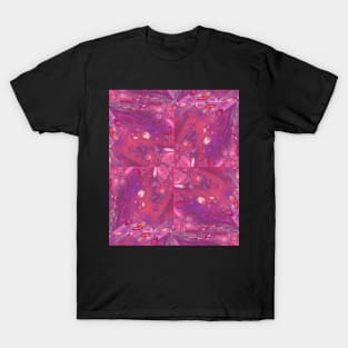Pink Flower Swirl T-Shirt